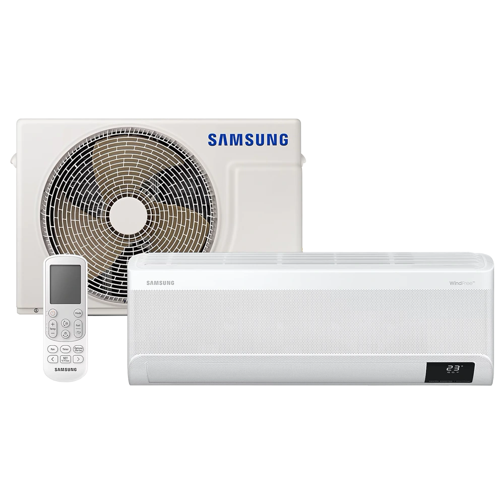 Ar Condicionado Samsung Inverter WindFree Connect AI 24000 Btus Frio 220V R-32